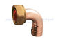 O conector reto de bronze da torneira de 20 encaixes da alimentação da extremidade da polegada Elbows/T/redutores