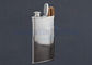 2 personalizados em 1 suporte anca gravado de aço inoxidável da garrafa/cigarro