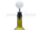 O profissional 4-1/4” lustrou a garrafa de vinho liga de zinco Stoper da bola de golfe do cromo